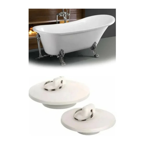 Banyo Küvet Lavabo Tıpası Lavabo Gider Tıkacı Banyo Gider Tıpası 2 Li