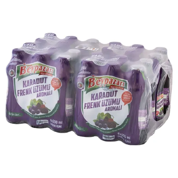 Beypazarı Karadut Frenk Üzümlü Maden Suyu 24x200 ml
