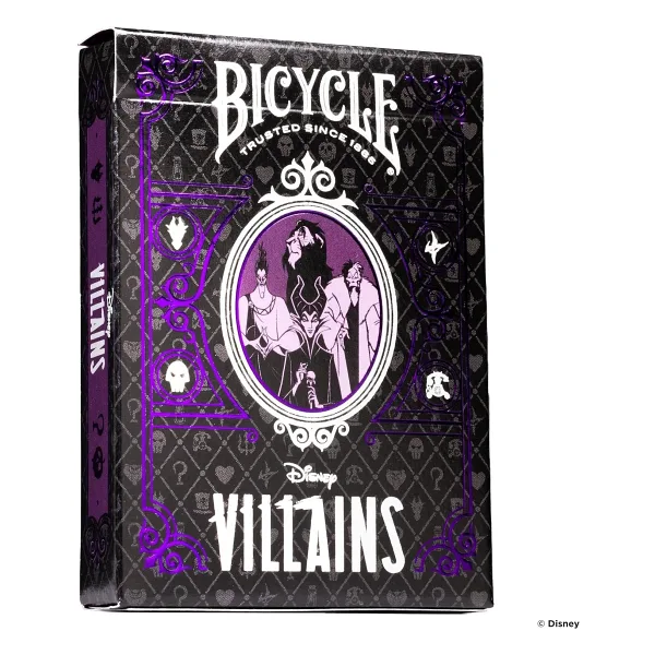Bicycle Disney Villains Oyun Kartları - Yeşil veya Mor