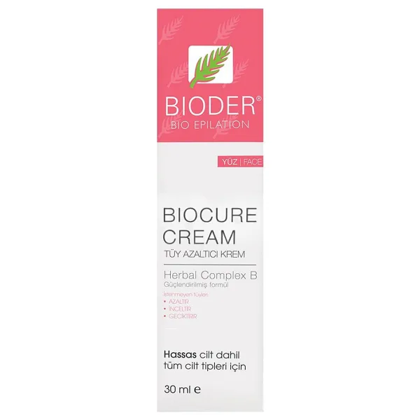 Bioder Biocure Tüy Azaltıcı Yüz Kremi 30 ml