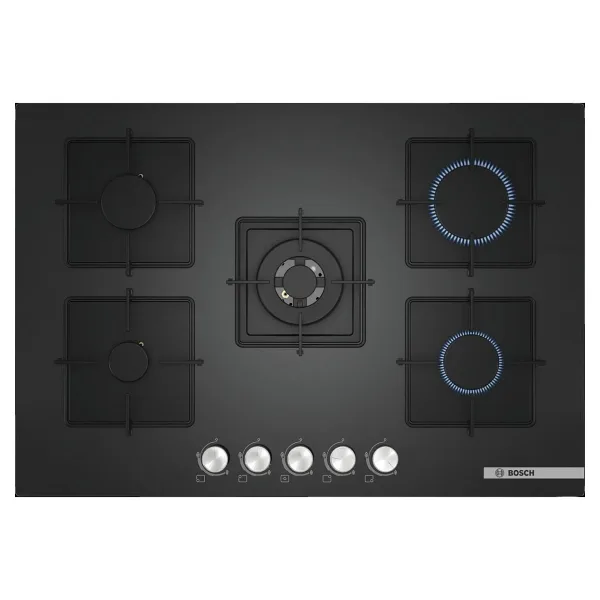 Bosch PNQ7B9O12O Wok Gözlü Siyah Cam Ankastre Ocak