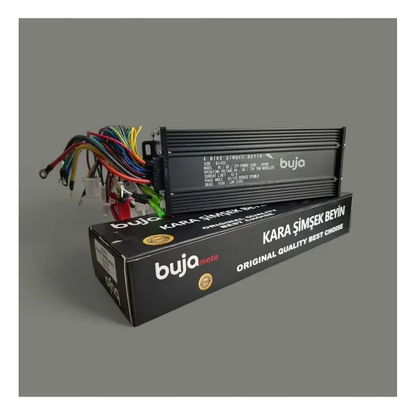 buja EBİKE AKILLI BEYİN 48-72V 1500-3000W PERFORMANS BEYNİ KARA ŞİMŞEK 80-100KM A KALİTE
