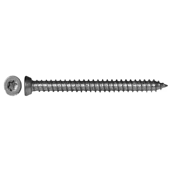 Buldex Beton Vidası 7.5x200 mm 100 Adet Torx T30 Uyumlu Dübelsiz Vida