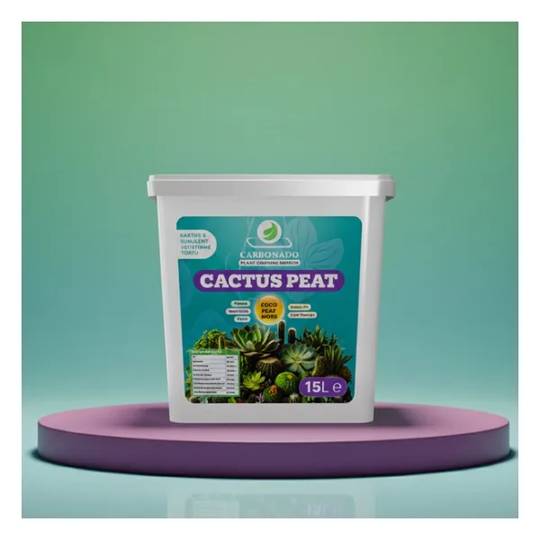 Cactus Peat 15 Litre Kaktüs ve Sukulent Yetiştirme Torfu