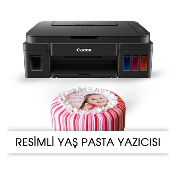 Canon Pixma G3411 Wi-Fi + Tarayıcı + Fotokopi Renkli Çok Fonksiyonlu Tanklı Mürekkep Püskürtmeli Yazıcı