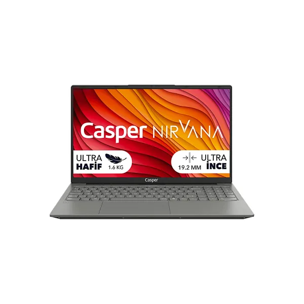 Casper Nirvana X650.1362-BQ00A-G-F i7-13620H 16 GB 1 TB SSD UHD Graphics 15.6" Full HD Notebook