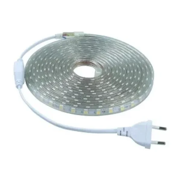 Cata Şerit Led 220volt 3 Çip Dış Mekan Gün Işığı 3 Metre Fiş
