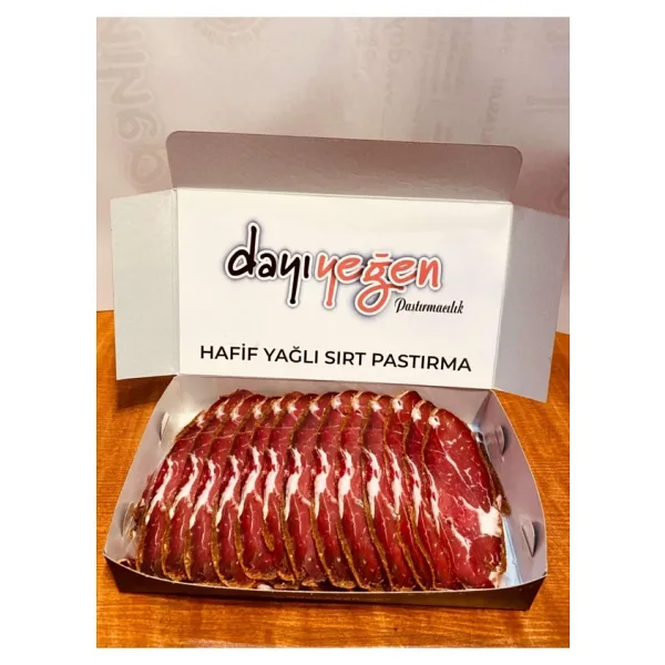Dayı Yeğen 1 kg Kayseri Hafif Yağlı Sırt Pastırma