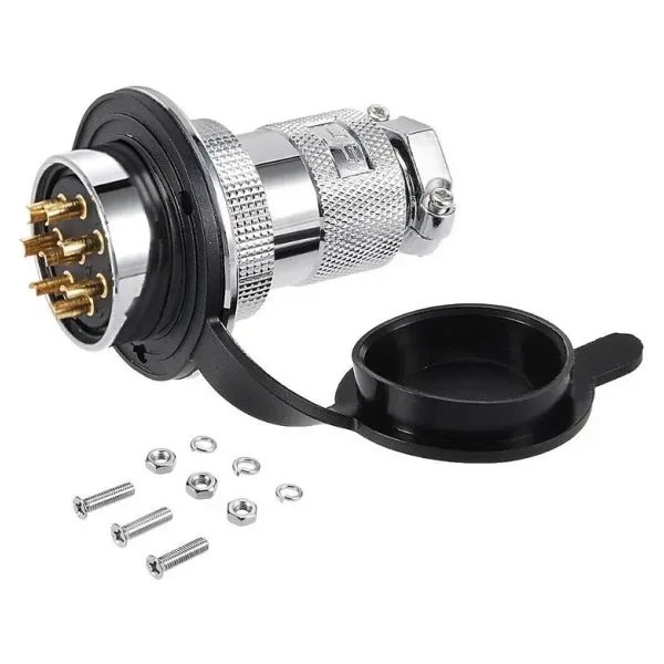 DF25 8 Pin 25mm Su Geçirmez Konnektör Takımı