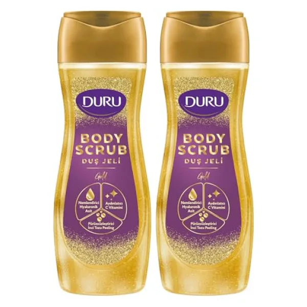 Duru Body Scrub Gold Duş Jeli 450 ml 2 Adet