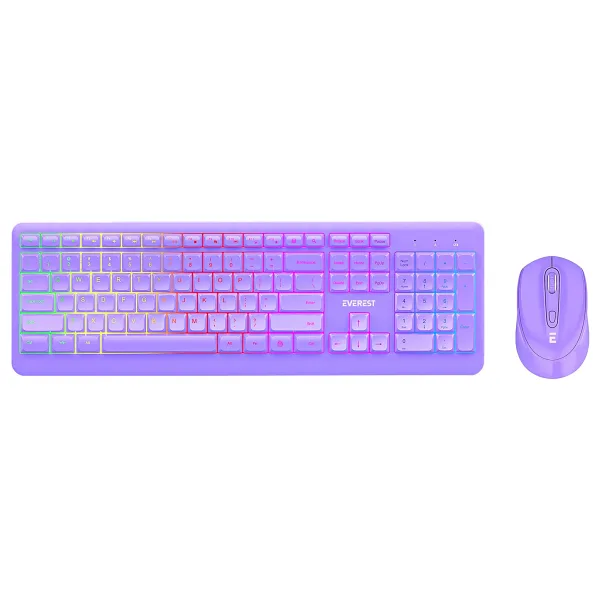 Everest KM-1500 Şarjlı Kablosuz Klavye Mouse Seti