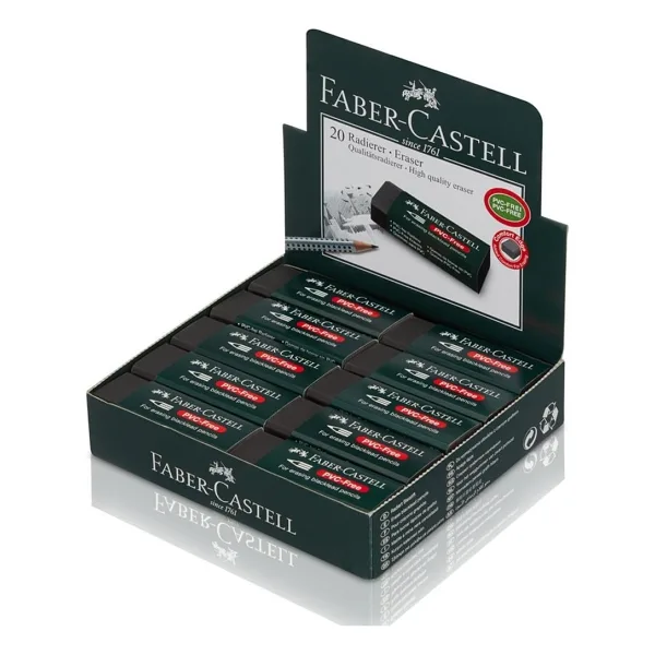 Faber-Castell 7089/20 20'li Siyah Büyük Silgi