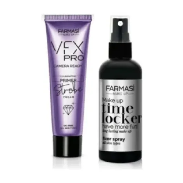 Farmasi Makyaj Sabitleyici 115 ml + Vfx Pro Işıltılı Makyaj Bazı 25 ml 2 Li Paket