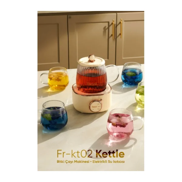 Fressi FR-KT02 0.6 lt 400 W Cam Kettle