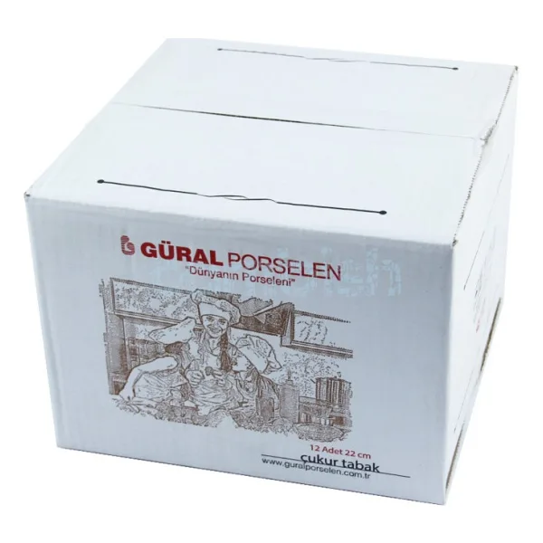 Güral Porselen 12 Parça Çukur Tabak 22cm