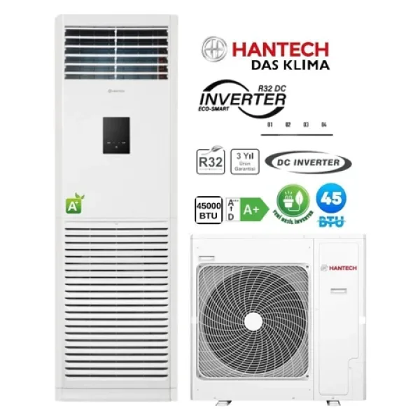 Hantech A+ 45000 Btu/h Salon Tipi Inverter Klima - Beyaz