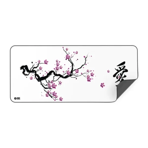 Hawk Sakura Beyaz Mouse Pad