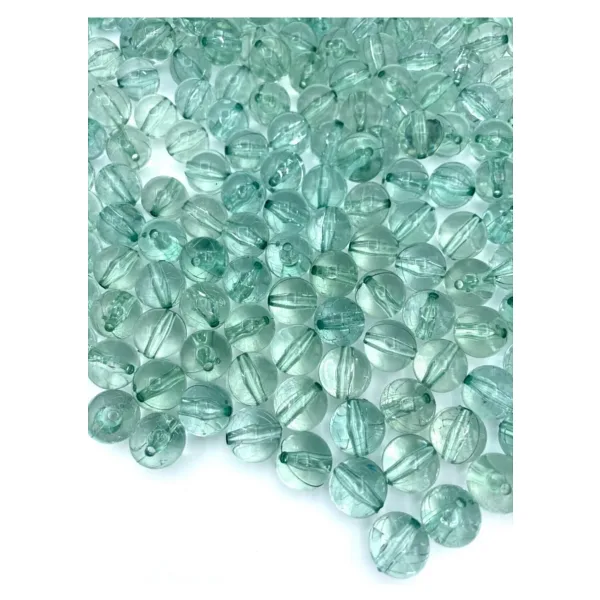 Hedef Bijuteri 14mm Şeffaf Turkuaz,su Yeşili Akrilik Boncuk,çanta Boncuğu (100GR,~60 ADET)