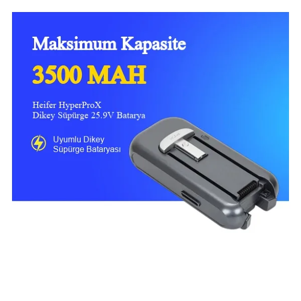 Heifer Hyperprox Dikey Süpürge 3500 Mah Batarya