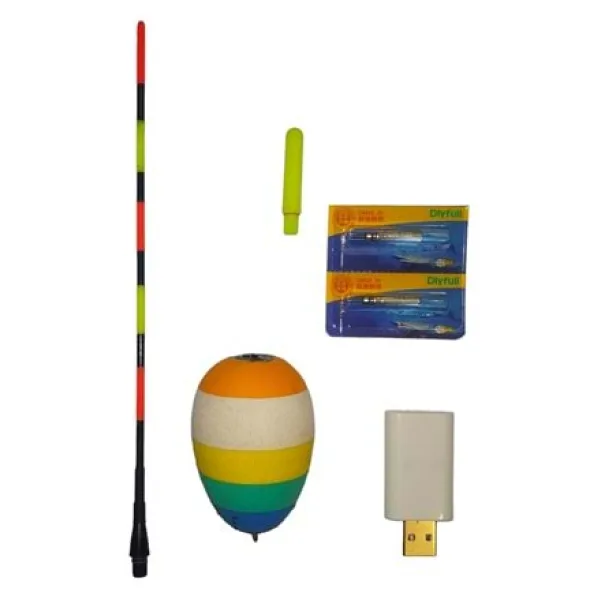 Işıklı Pilli Şarjlı Şamandıra Set