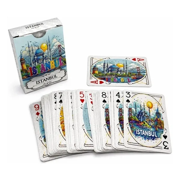 İstanbul Temalı İskambil Oyun Kartı Alk5659