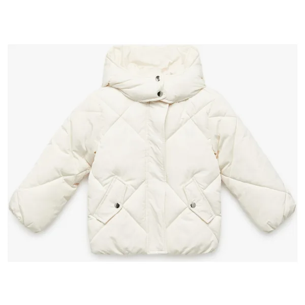 Koton 6WMG00003AW Kapüşonlu Kız Bebek Mont