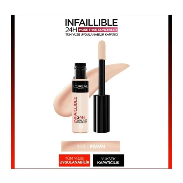 L'Oreal Paris Infaillible More Than 323 Fawn 11 ml Likit Kapatıcı