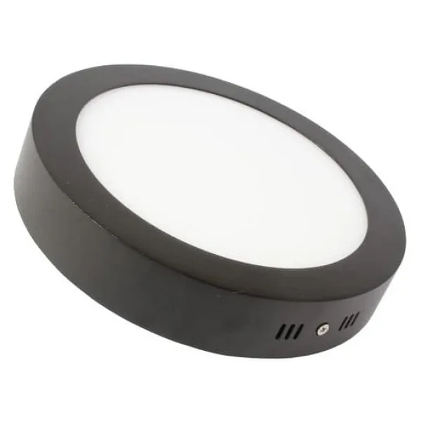 Lamptime Sıva Üstü Led Spot 20W Siyah Yuvarlak 6500K 263611