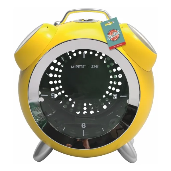M-Pets Sixties Sarı Clock Kedi Taşıma Çantası