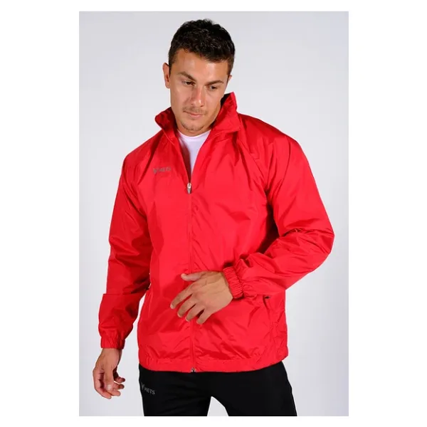 Mets Strike - Unisex Kırmızı Astarlı Spor Yağmurluk - 60YĞM08
