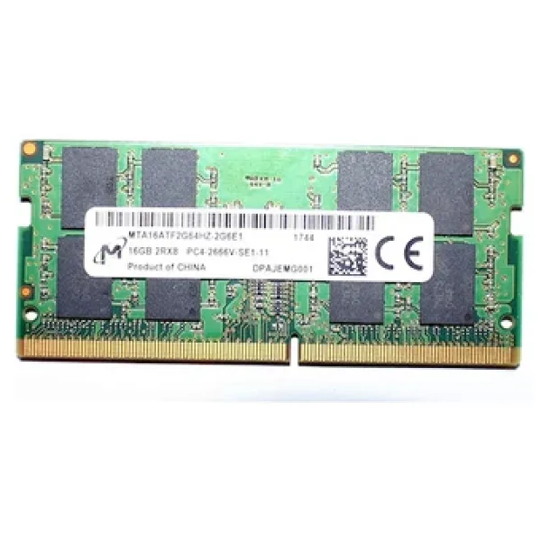 Micron 16 GB 2666 MHz DDR4 CL19 SODIMM MTA16ATF2G64HZ-2G6E1 Ram