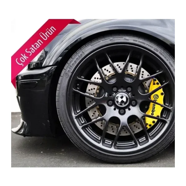 Mini Mini Uyumlu Brembo Sarı Kaliper Kapağı 4 Parça Ön Arka Set