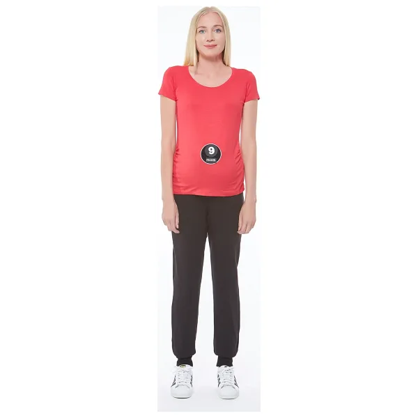 Motherway Hamile Kadın Eşofman Altı - Siyah - XL