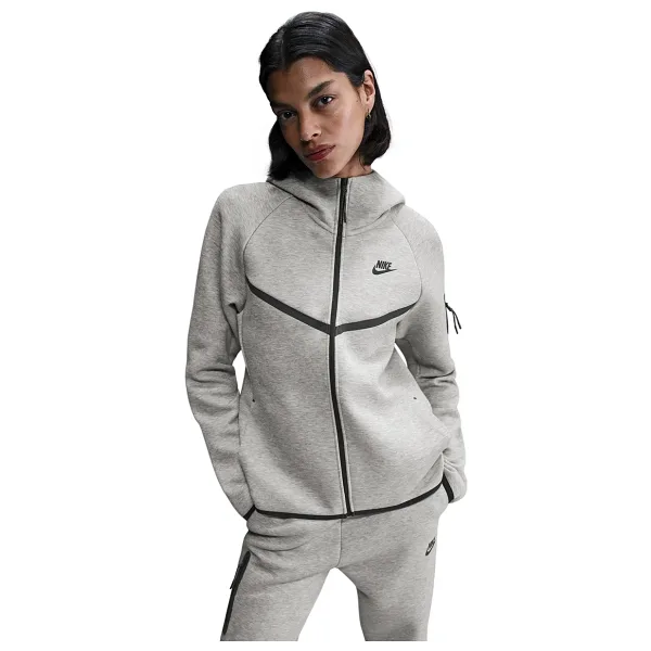 Nike Tech Fleece HV6747-063 Gri Kadın Eşofman Üstü