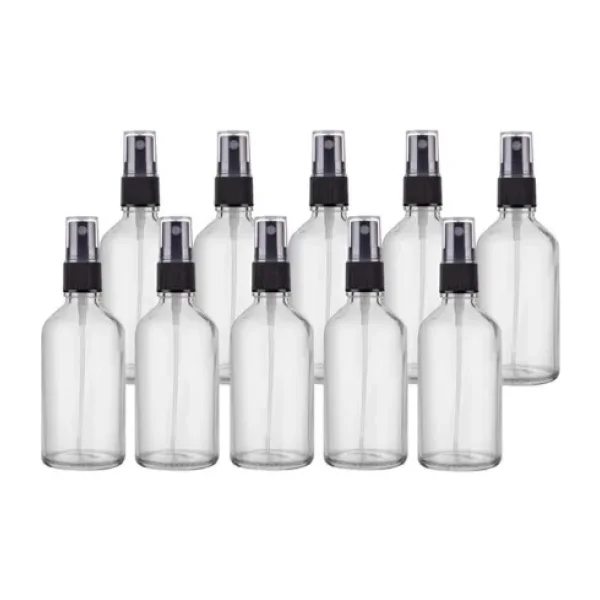 Paradise 10 Adet 50 Ml Cam Yeniden Doldurulabilir Sprey Kolonya Boş Parfüm Şişesi