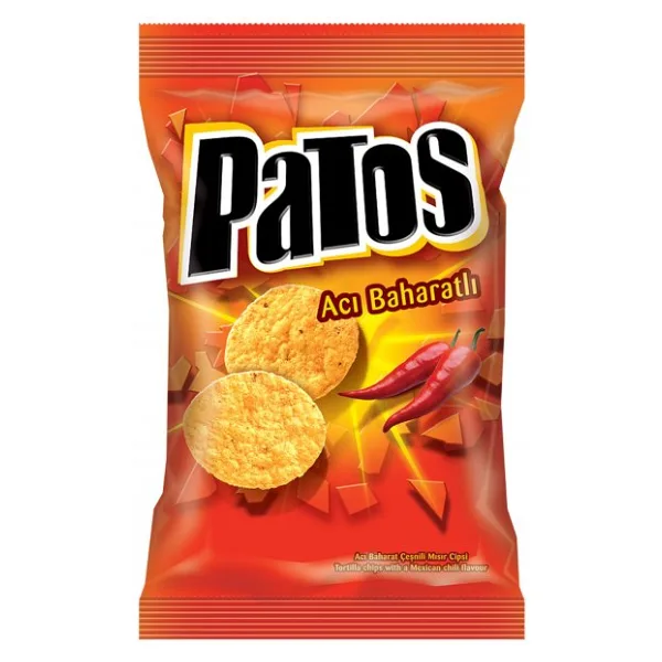 Patos Acı Baharatlı Parti Boy Cips 167 gr