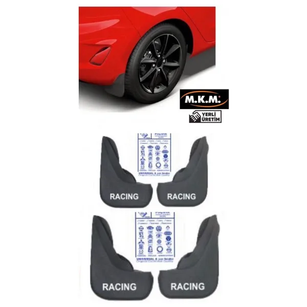 RACING 4'LÜ PAÇALIK ÇAMURLUK TOZLUK