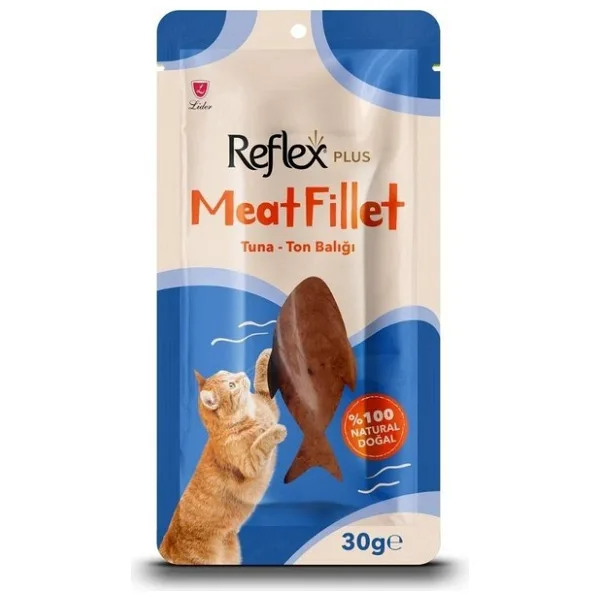 Reflex Plus 30 gr Yetişkin Kedilere Özel Ton Balığı Fileto Lezzeti Doğal Ödül