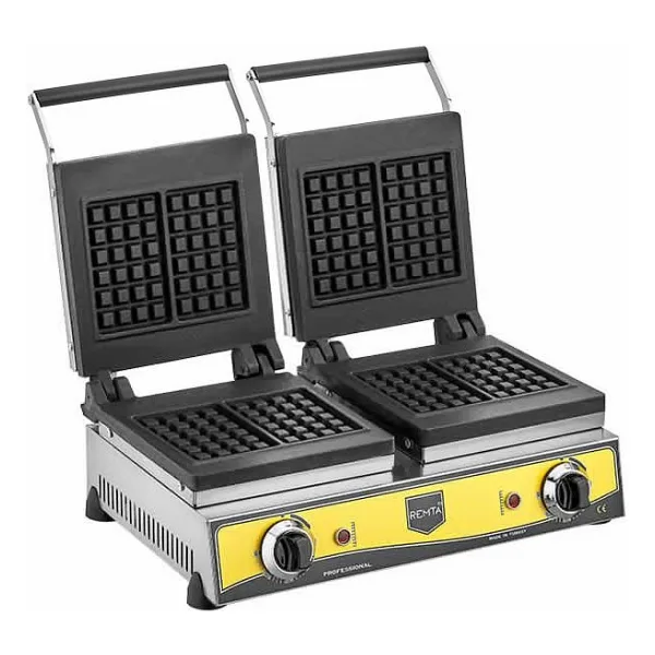 Remta W14 Çiftli Kare Model Sanayi Tipi Waffle Makinesi