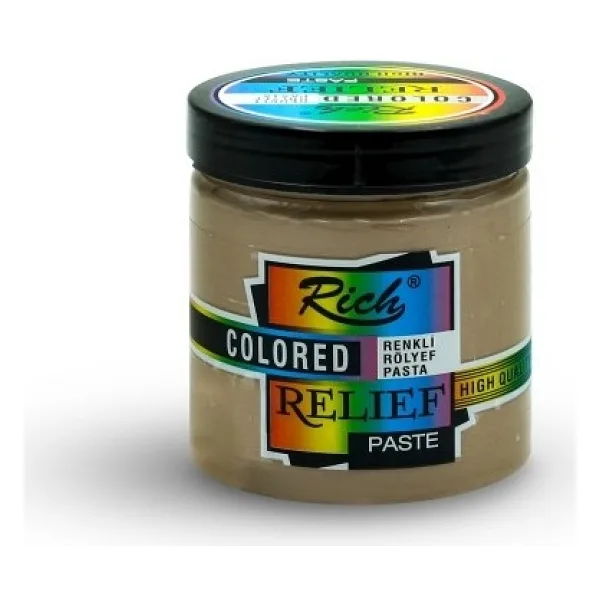 Rich Renkli Rölyef Pasta 250cc Bambu 10160
