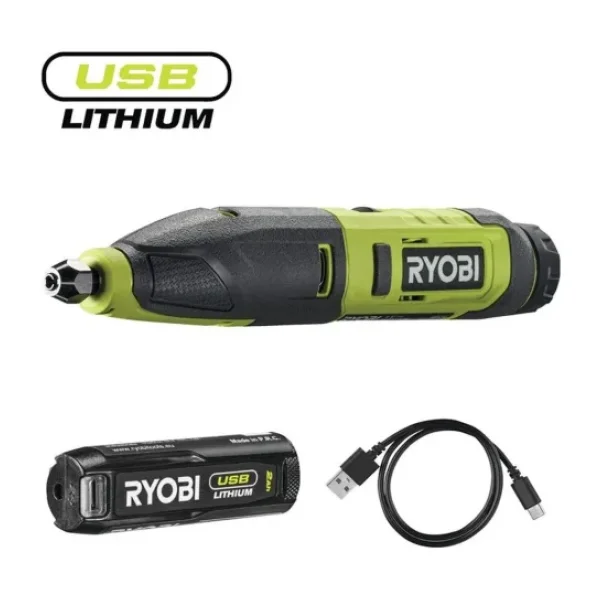 Ryobi RPC4-120G 4 V Tek Akülü 2 Ah Gravür Makinesi