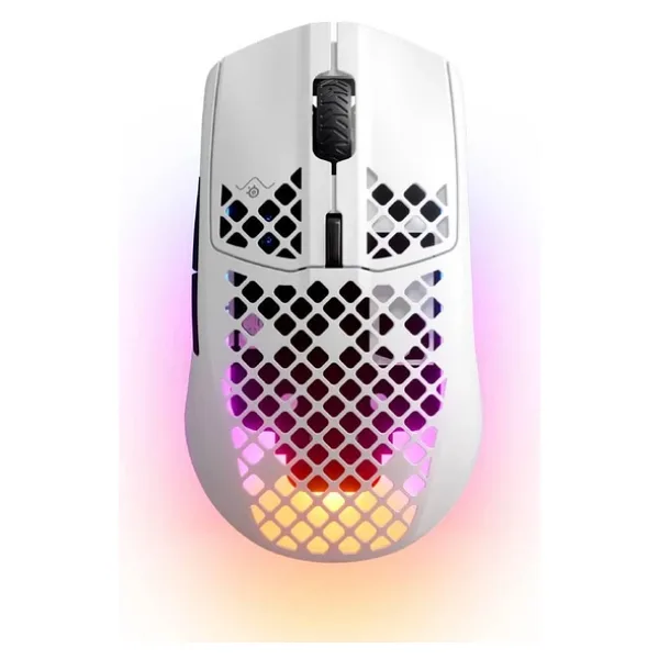 Steelseries Aerox 3 2022 Snow RGB Şarjlı Optik Kablosuz Oyuncu Mouse