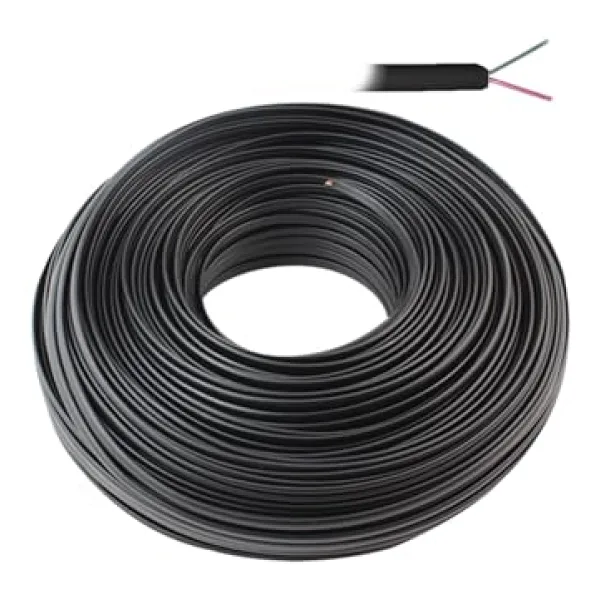 TELEFON KABLO 2 Lİ SİYAH FLAT KÖKEN 100 METRE POWERMASTER