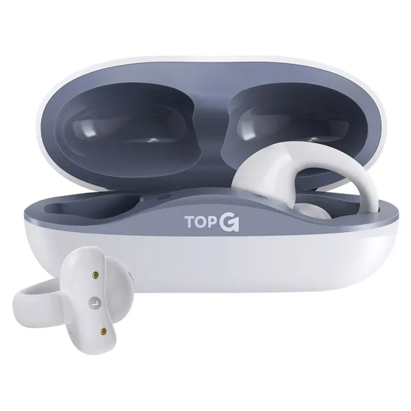 TopG Vox Q4 Ear Clip TWS Beyaz Kulak İçi Bluetooth Kulaklık