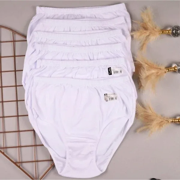 Tutku 0922 Bayan Ribana Bato 6Lı Beyaz Xl-2Xl