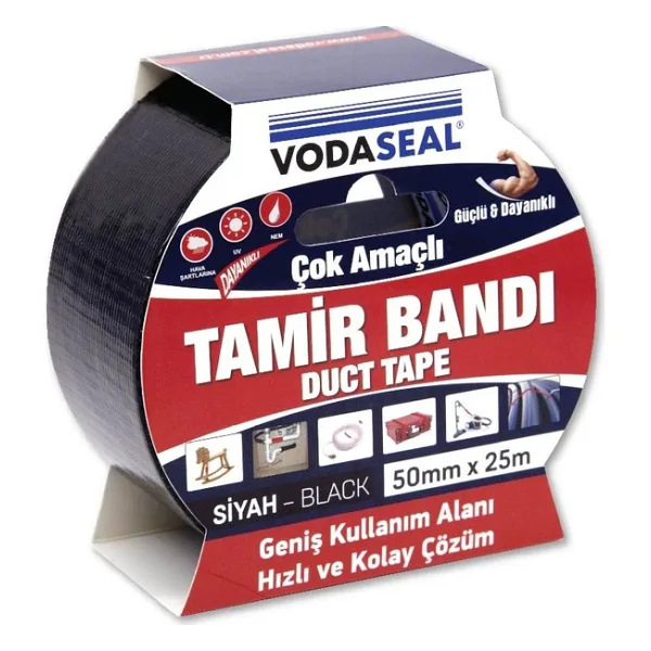Vodaseal Çok Amaçlı Tamir Bandı 50Mmx25M Siyah