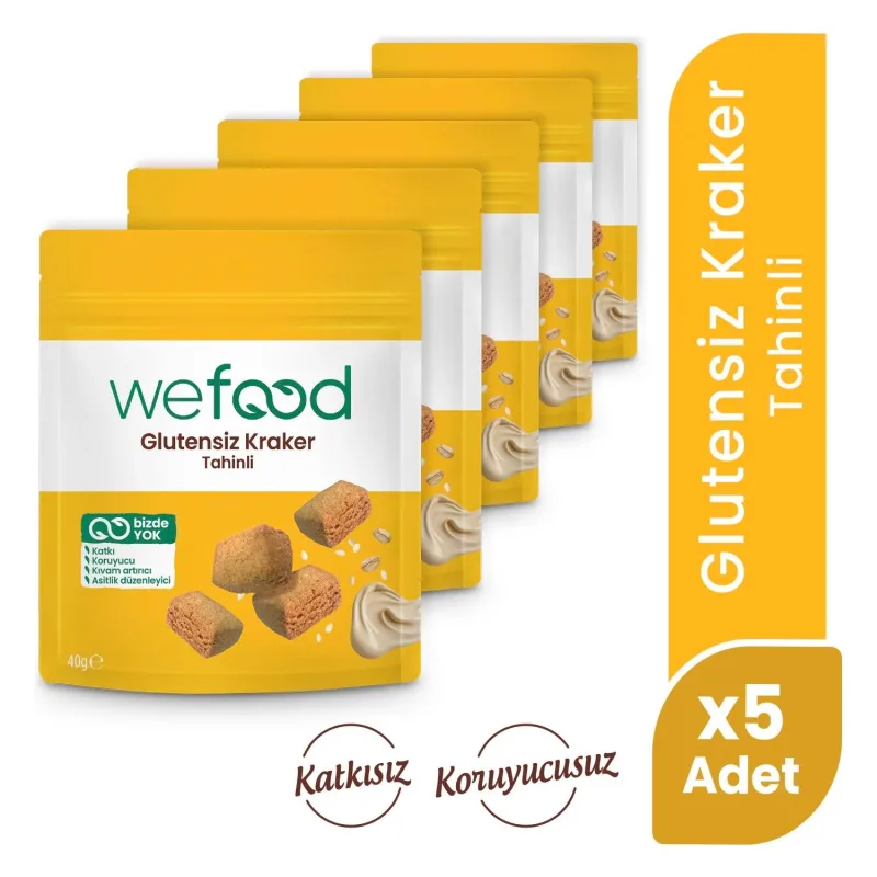 Wefood Tahinli Kraker 40 Gr 5'li
