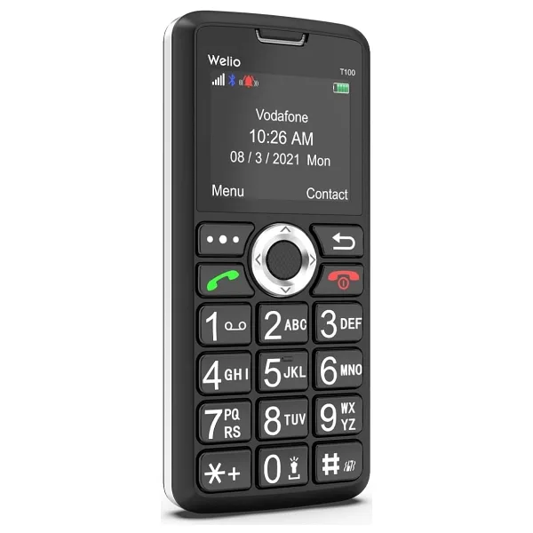 Welio WKey T100 Siyah-Gri Tuşlu Telefon