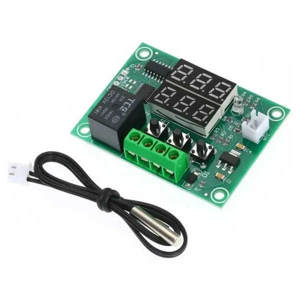 XH-W1219 12V Röle Çıkışlı Dijital Termostat - Sıcaklık Kontrol Modülü