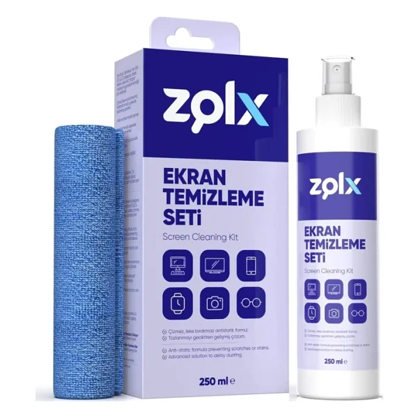 Zolx Ekran Temizleme Seti 250ML